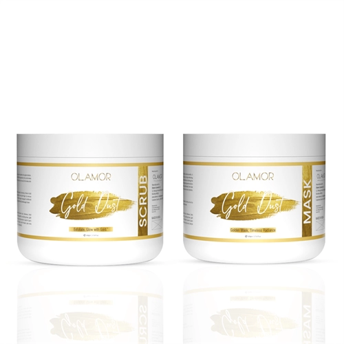 Gold Dust Face Scrub 500G & Mask 500G Pack o f 2